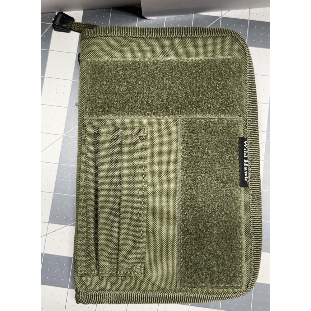 Army Green Tactical Cover for 5.5x8 Notebook